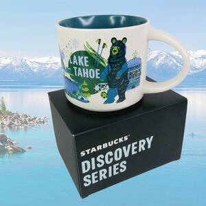 New Starbucks Lake Tahoe Discovery Series Coffee Mug Boxed Cup From Taho…